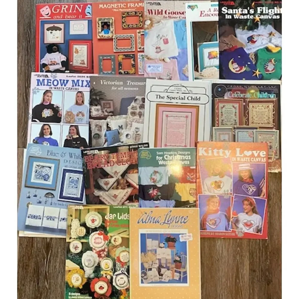 Mixed Lot of Cross Stitch Patterns Booklets (15)